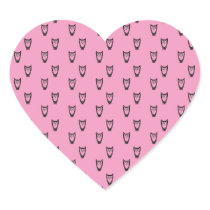Light pink owl pattern
