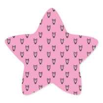 Light pink owl pattern