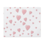 Light Pink Pattern of Love Hearts. Flyer