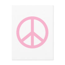 Light Pink Peace Sign