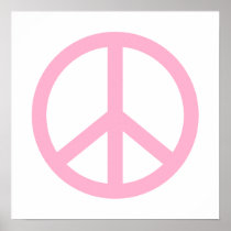 Light Pink Peace Sign