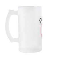 Light Pink Peace Word & Ribbon Coffee Mug