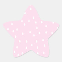 Light pink rain pattern. White and pink. Sticker