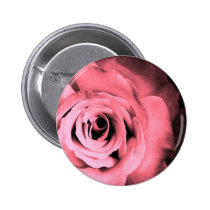 Light Pink - Red Rose buttons