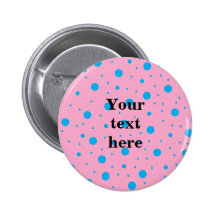 Light pink sky blue tiny and big polka dots