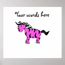 Light pink zebra cute print