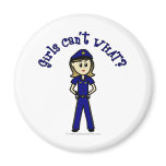 Light Police Officer magnets