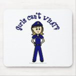 Light Police Officer mousepads