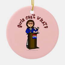 Light Politician Christmas Ornaments