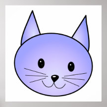 Light purple cat. poster