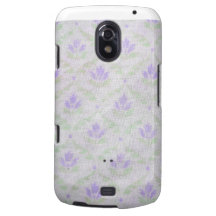 Light Purple Flower Pattern Galaxy Nexus Case