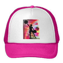 Light Rainbow with Cheerleader Trucker Hats