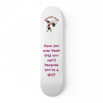 Light Red Womens Basketball Skateboard Deck