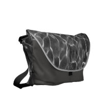 Light Reflections On Water: Black & White Commuter Bag