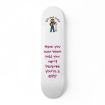 Light Rocket Scientist Girl skateboards