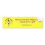 Light Runner in Red Uniform Bumper Stickers