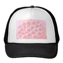 Light Shade Red Rose Bouquet Trucker Hat