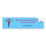 Light Sharpshooter Girl bumper stickers