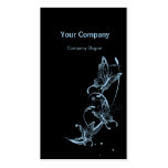 Light Sky Blue Butterflies Business Cards