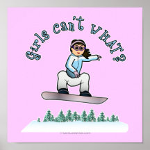 Light Snowboarder Print