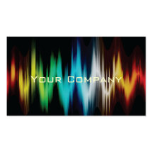 light spectrum abstract business cards.