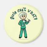 Light Surgeon Girl Fridge Magnet