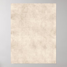 Light Vintage Parchment Antique Paper Background Poster