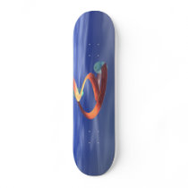 Light Wave 5 CricketDiane Skateboard Deck Design