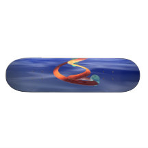 Light Wave 5 CricketDiane Skateboard Deck Design