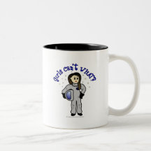 Light Woman Astronaut Coffee Mug