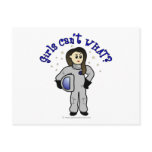 Light Woman Astronaut postcards