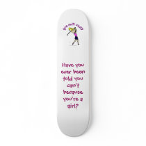 Light Woman Golfer Skate Board
