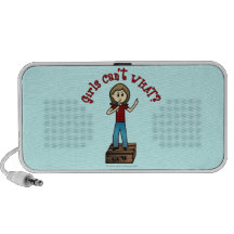 Light Woman on Soapbox Speaker System