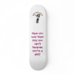 Light Woman Playing Trumpet skateboards