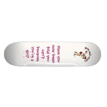 Light Womens Discus Skateboard Deck