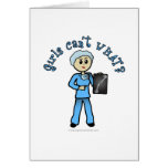 Light X-ray Technologist Girl cards