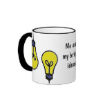 Lightbulb Bright Ideas Design Mugs