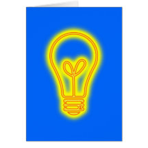 Lightbulb Greeting Card
