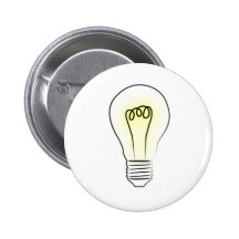 Lightbulb Pinback Button