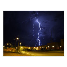 Lightening strike postcards