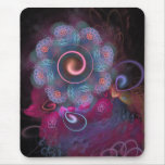'LightFlower Rose 2, In Blue' mousepad