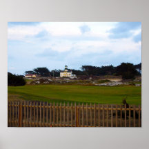 Lighthouse at Dusk Poster