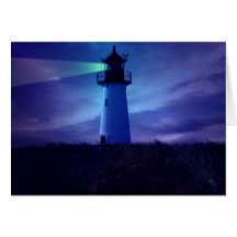 Lighthouse Beacon Greeting Cards