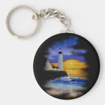 Lighthouse Dream by FishTs.com Key Chains