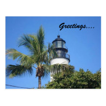 lighthouse, Greetings.... Postcard