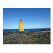 Lighthouse Iceland Postkarte
