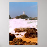 LIGHTHOUSE IN STORMY WEATHER posters