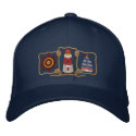 Lighthouse & Sailboat embroidered hats