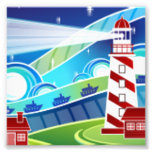 Lighthouse Scene Photo