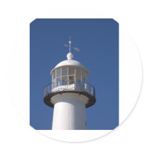 Lighthouse Round Sticker